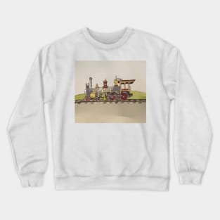 Steam Engine from Promontory Point National Historical Park Crewneck Sweatshirt